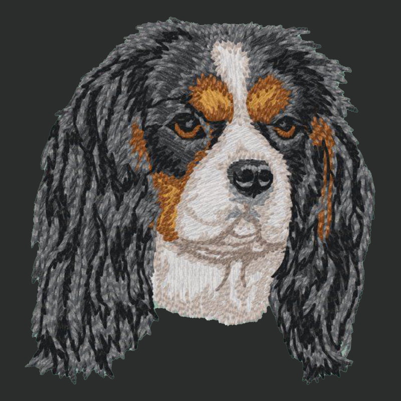 Cavalier King Charles Spaniel Embroidered Crossbody Bag