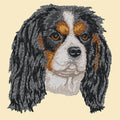 Cavalier King Charles Spaniel Embroidered Tote