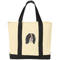 Cavalier King Charles Spaniel Embroidered Tote