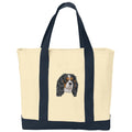 Cavalier King Charles Spaniel Embroidered Tote