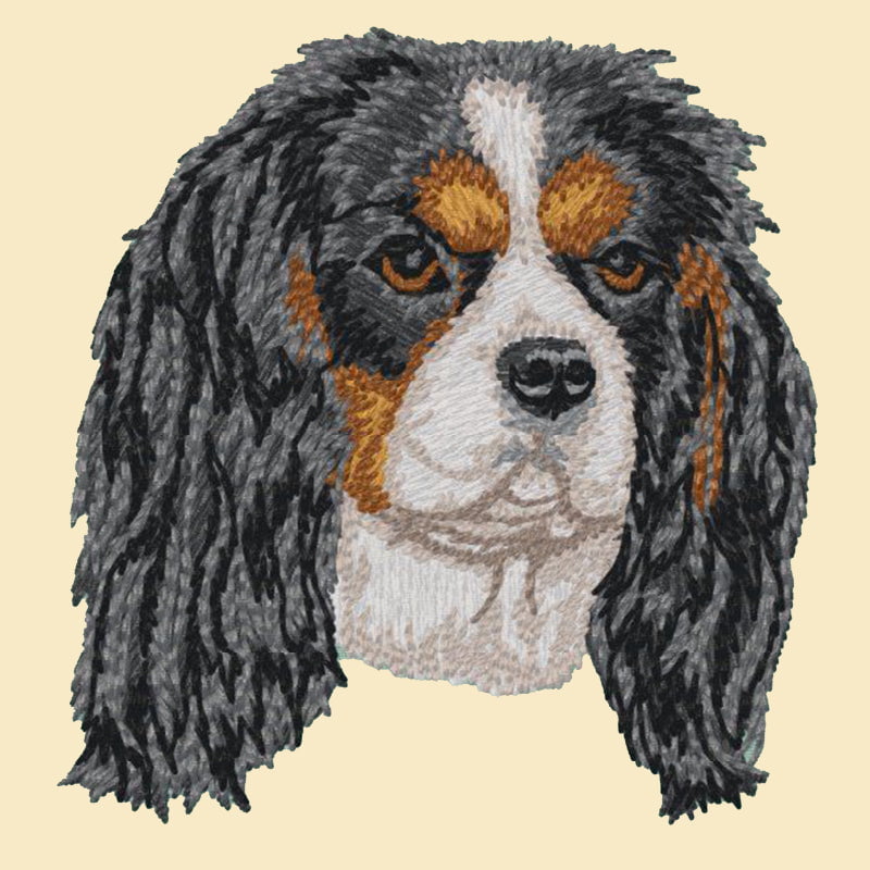 Cavalier King Charles Spaniel Embroidered Tote
