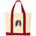 Cavalier King Charles Spaniel Embroidered Tote