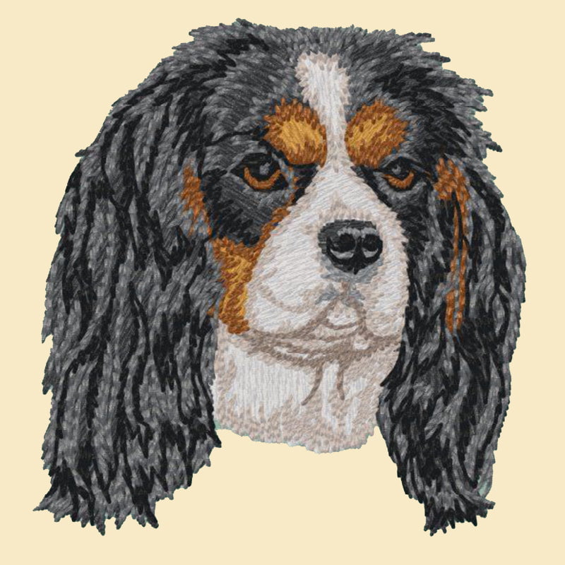 Cavalier King Charles Spaniel Embroidered Tote