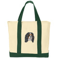 Cavalier King Charles Spaniel Embroidered Tote