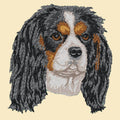 Cavalier King Charles Spaniel Embroidered Tote