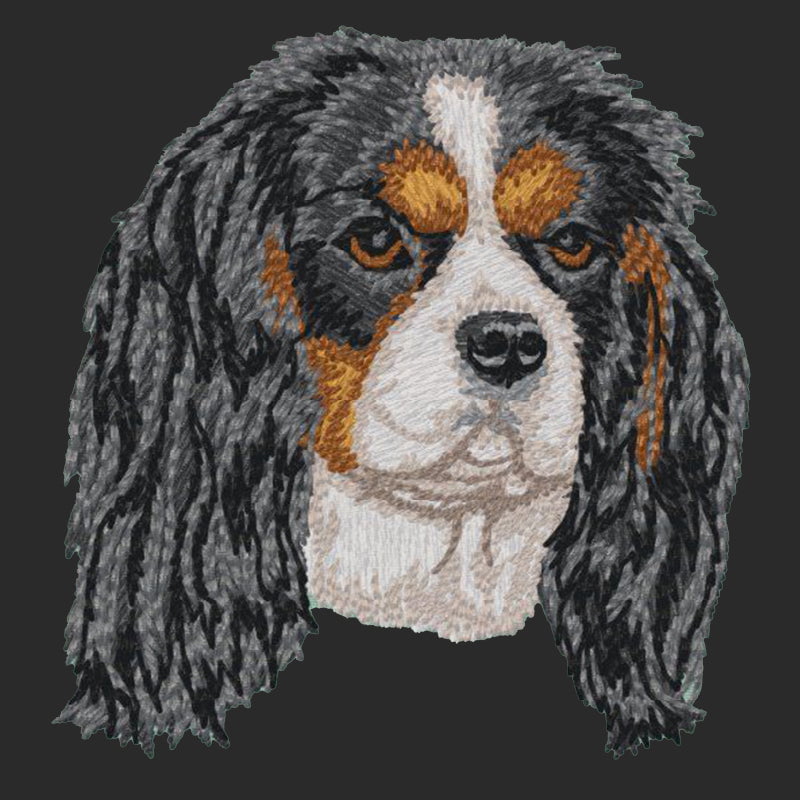 Cavalier King Charles Spaniel Embroidered Wearable Blanket