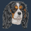 Cavalier King Charles Spaniel Embroidered Wearable Blanket