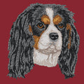 Cavalier King Charles Spaniel Embroidered Wearable Blanket