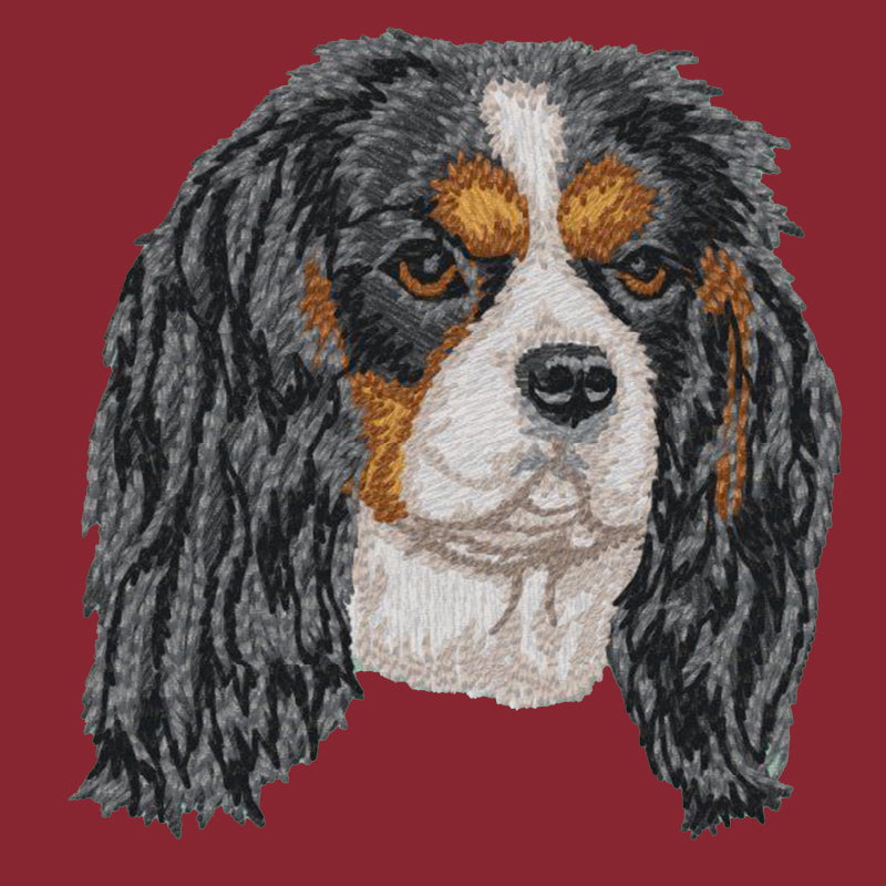 Cavalier King Charles Spaniel Embroidered Wearable Blanket
