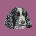 English Cocker Spaniel Embroidered Classic Long Sleeve Shirt