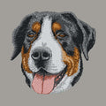 Greater Swiss Mountain Dog Embroidered Sweatshirt Hoodie