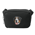 Greater Swiss Mountain Dog Embroidered Crossbody Bag