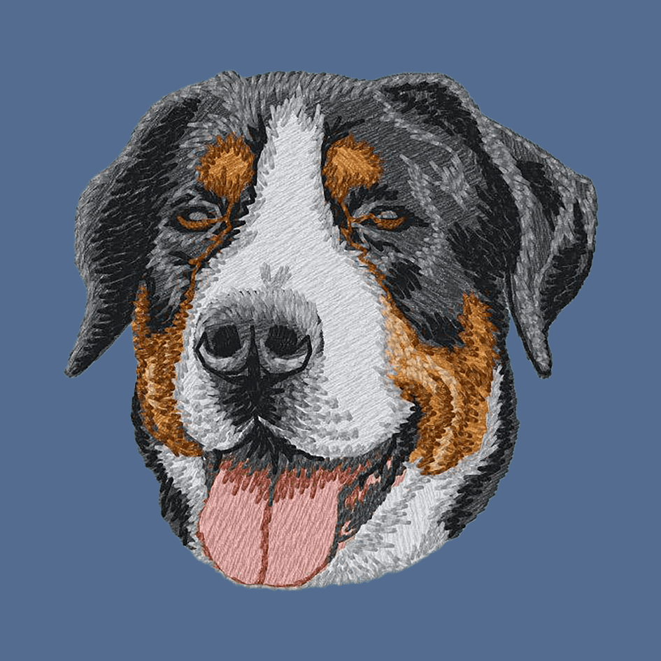 Greater Swiss Mountain Dog Embroidered Baseball Cap