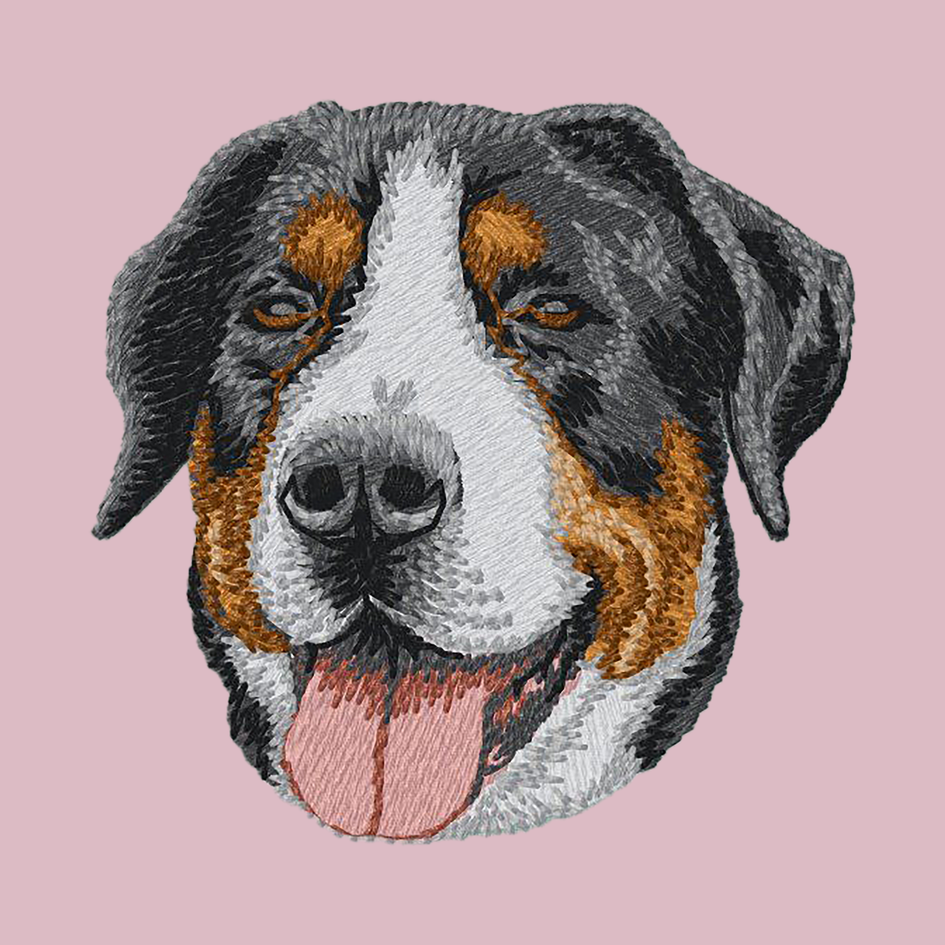 Greater Swiss Mountain Dog Embroidered Baseball Cap