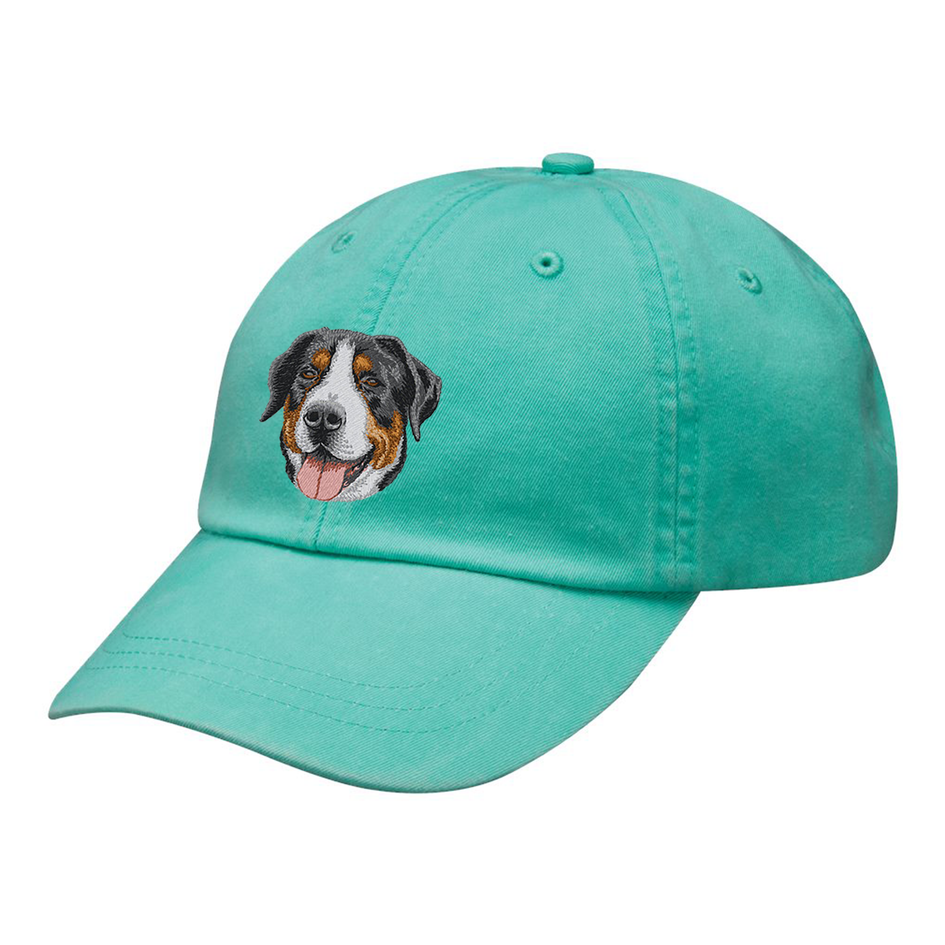 Greater Swiss Mountain Dog Embroidered Baseball Cap