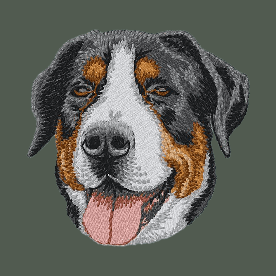Greater Swiss Mountain Dog Embroidered Baseball Cap
