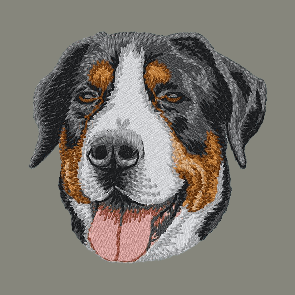 Greater Swiss Mountain Dog Embroidered Baseball Cap