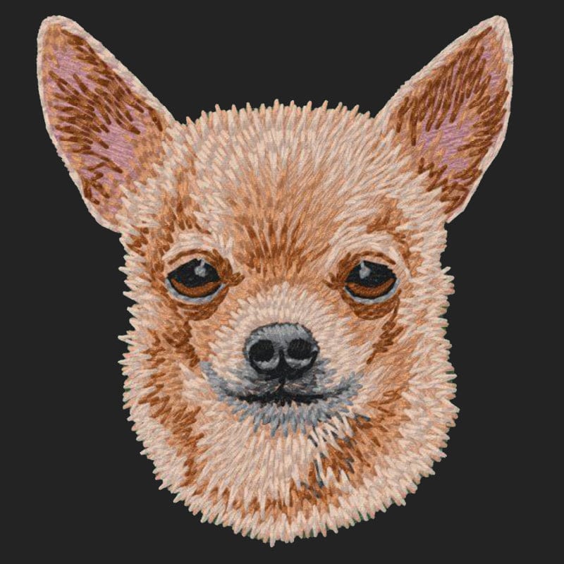 Chihuahua Embroidered Sweatshirt Hoodie