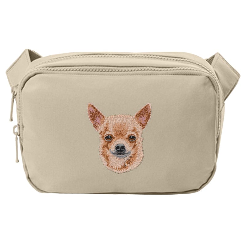 Chihuahua Embroidered Crossbody Bag