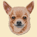 Chihuahua Embroidered Tote