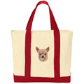 Chihuahua Embroidered Tote