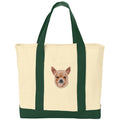 Chihuahua Embroidered Tote