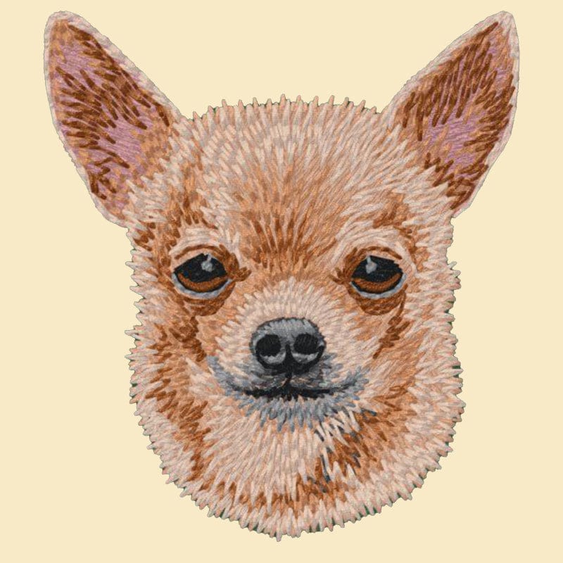 Chihuahua Embroidered Tote