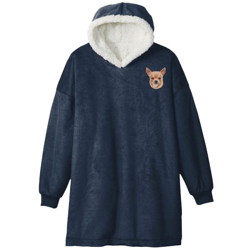 Chihuahua Embroidered Wearable Blanket
