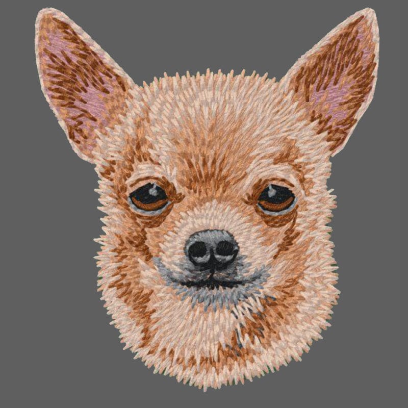 Chihuahua Embroidered Women's Fleece Jacket