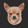 Chihuahua Embroidered Classic Long Sleeve Shirt