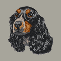 English Cocker Spaniel Embroidered Classic Long Sleeve Shirt