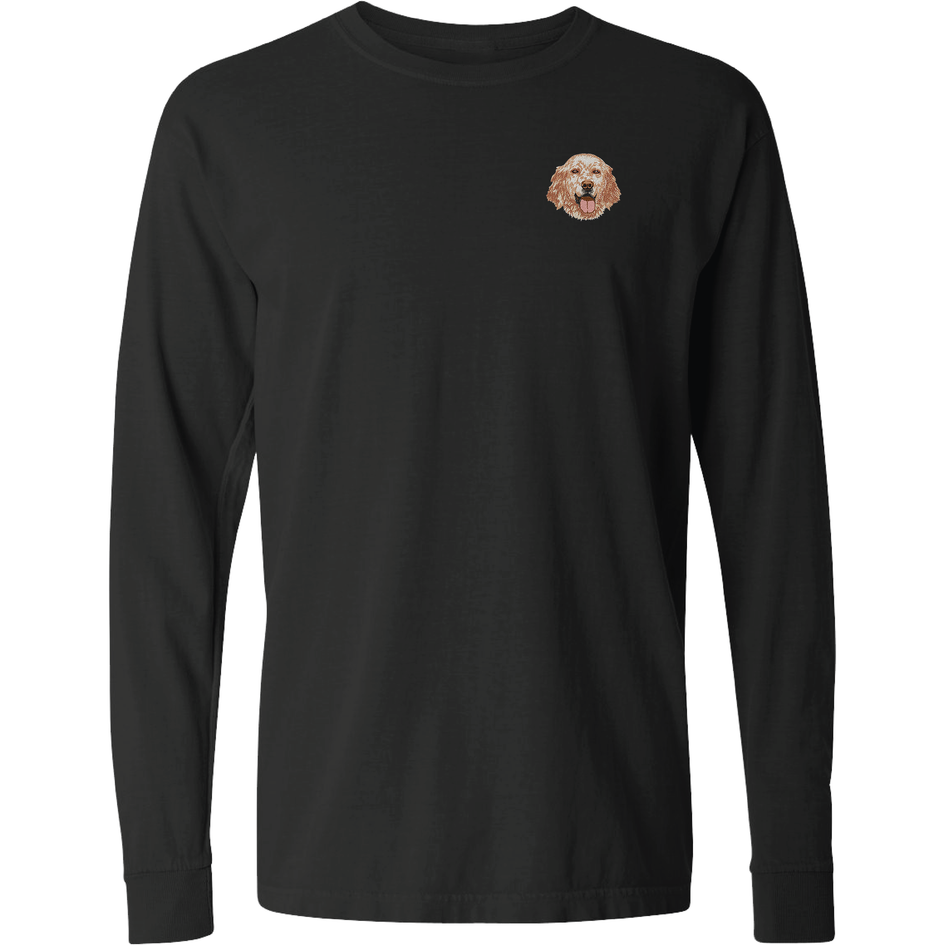English Setter Embroidered Classic Long Sleeve Shirt