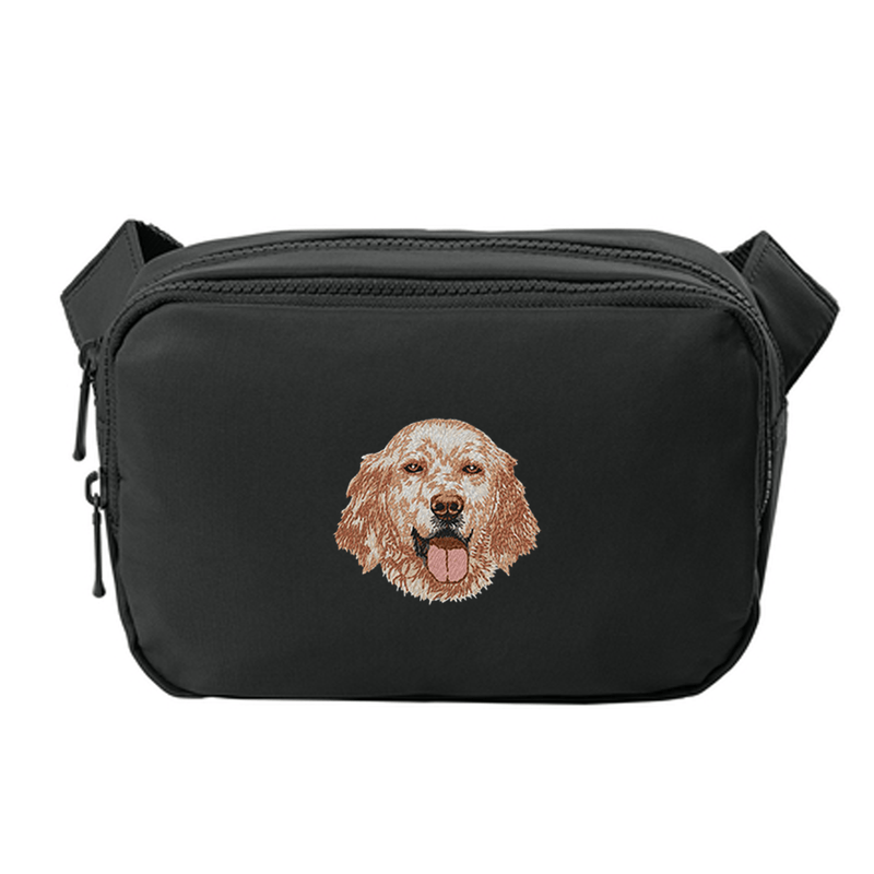 English Setter Embroidered Crossbody Bag