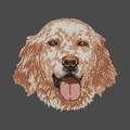 English Setter Embroidered Men's Fleece Jacket