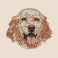 English Setter Embroidered Tote