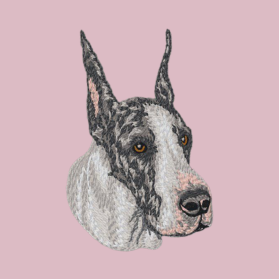 Great Dane Embroidered Baseball Cap