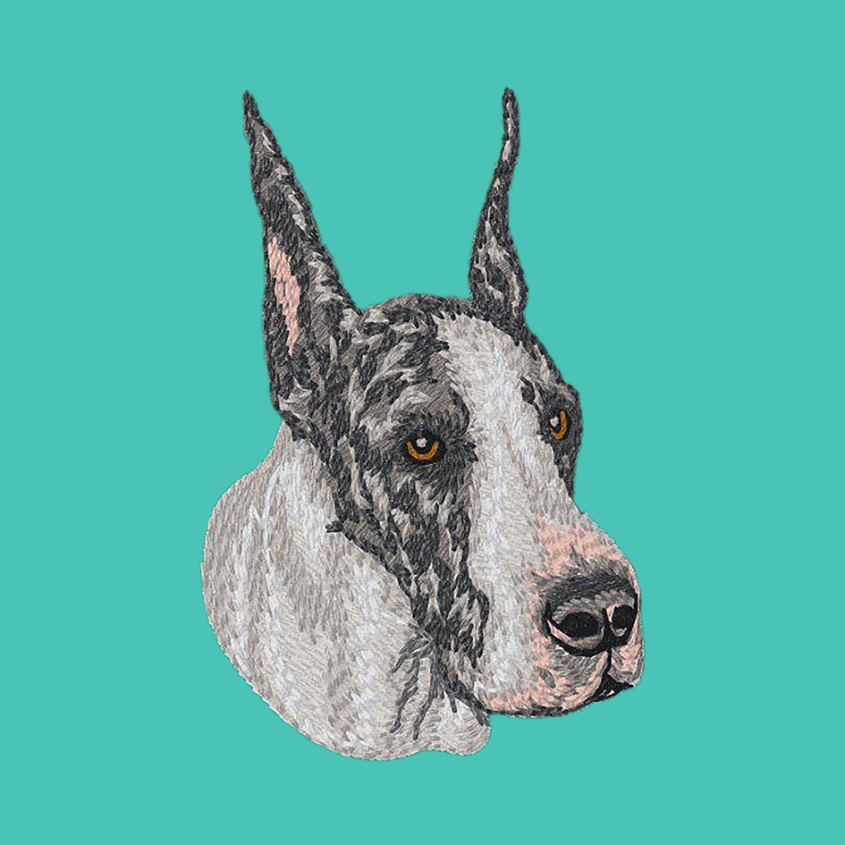 Great Dane Embroidered Baseball Cap