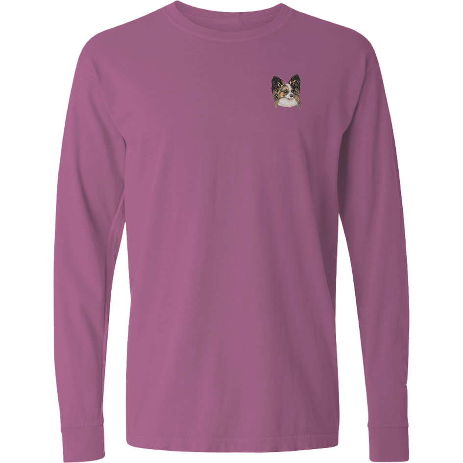 Papillon Embroidered Classic Long Sleeve Shirt