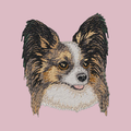 Papillon Embroidered Baseball Cap