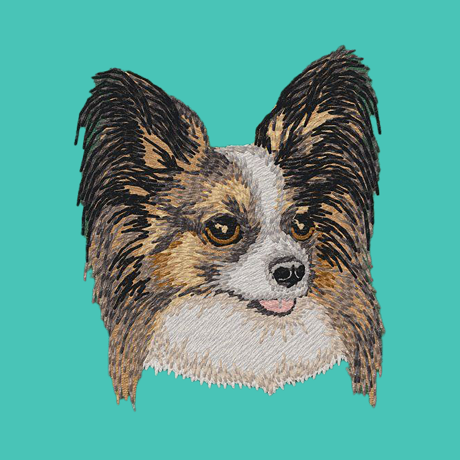 Papillon Embroidered Baseball Cap