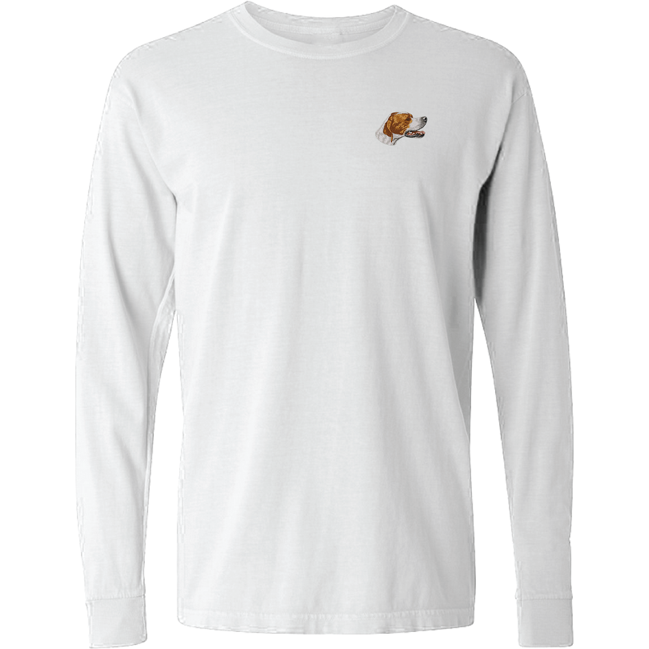 Pointer Embroidered Classic Long Sleeve Shirt