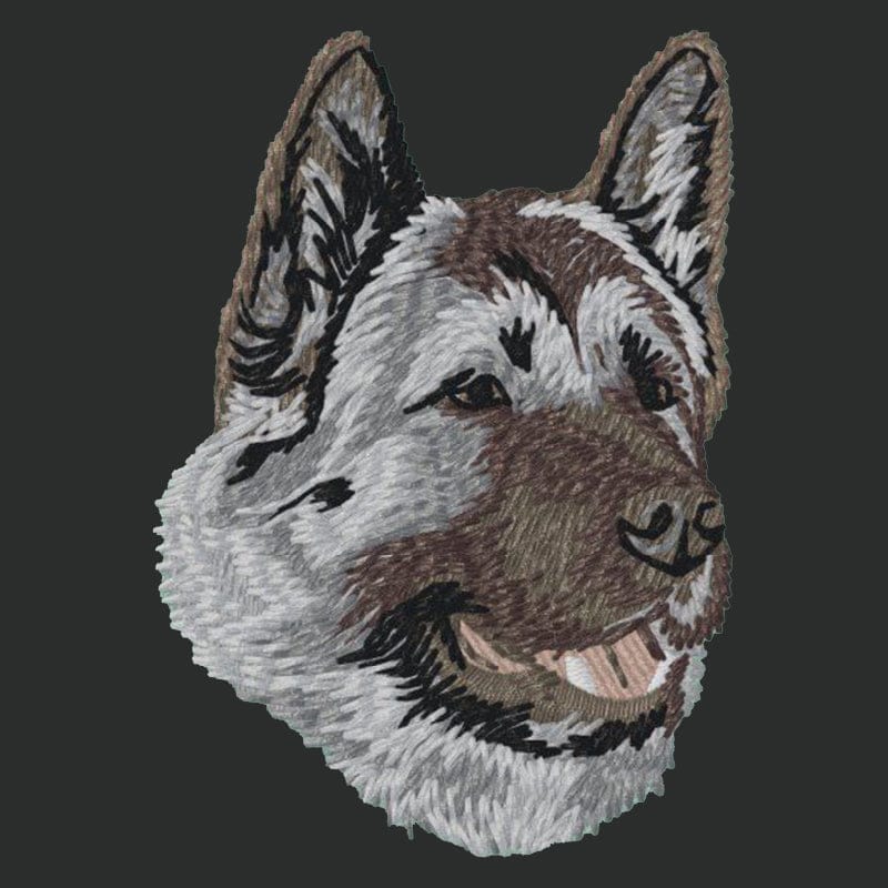 Akita Embroidered Crossbody Bag