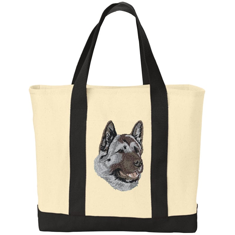 Akita Embroidered Tote
