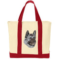 Akita Embroidered Tote