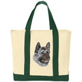 Akita Embroidered Tote