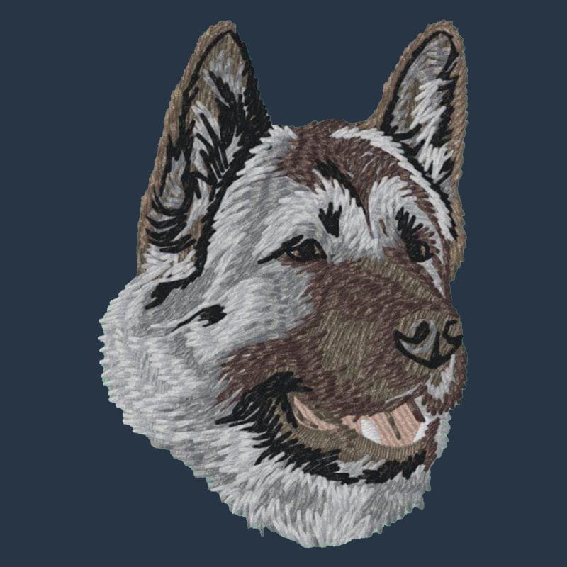 Akita Embroidered Wearable Blanket