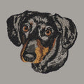 Dachshund Embroidered Sweatshirt Hoodie