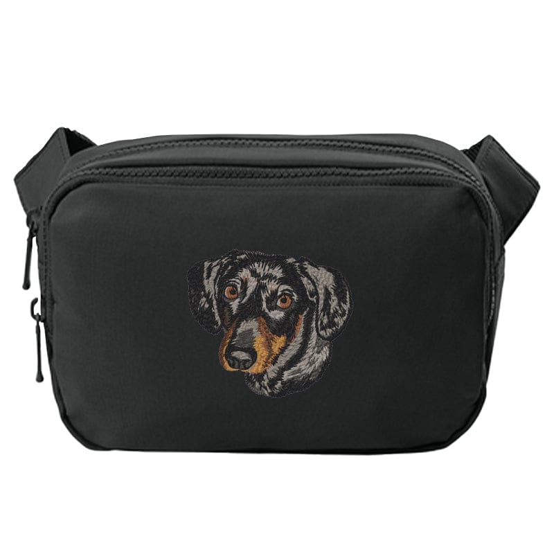 Dachshund Embroidered Crossbody Bag