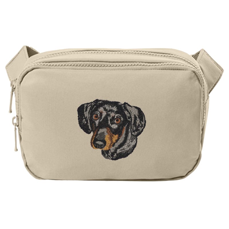 Dachshund Embroidered Crossbody Bag