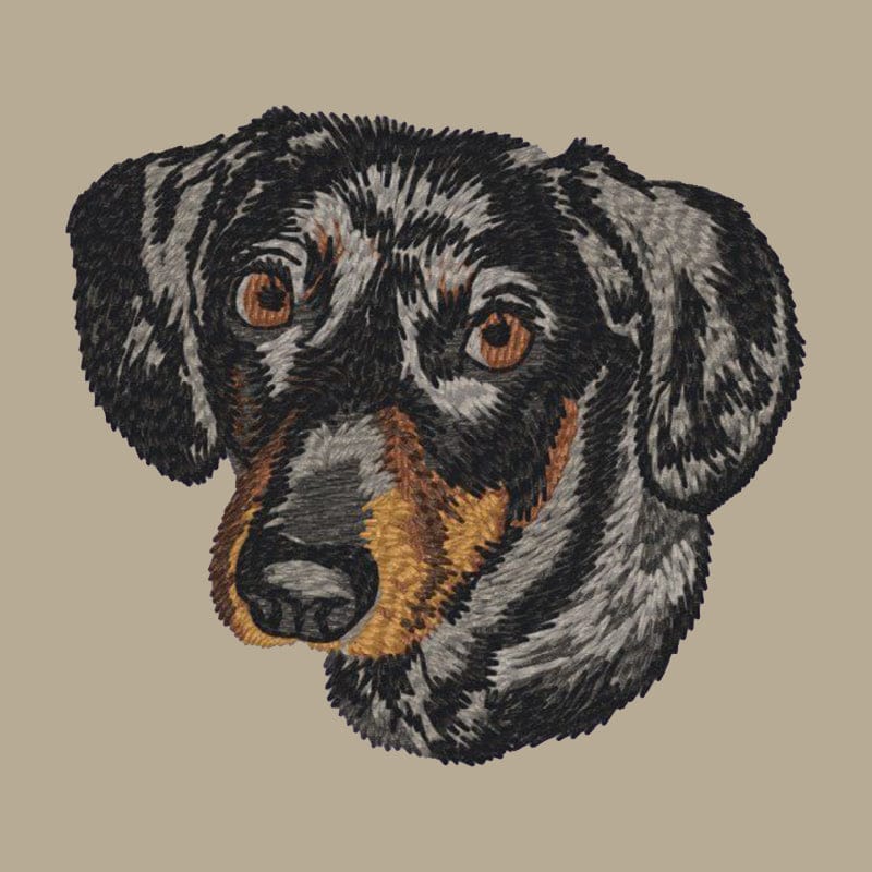 Dachshund Embroidered Crossbody Bag